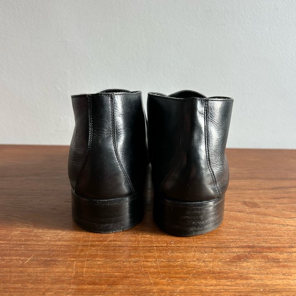 BALLY Black Leather Rally Boot-Shoe - Picture 3 of 12